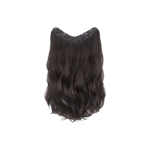 QIYEXUE Ван-Пис Расширение для волос Большая волна Длинные кудрявые Женская парик Натуральный и бесшовный Объемный и добавляющий объем волос