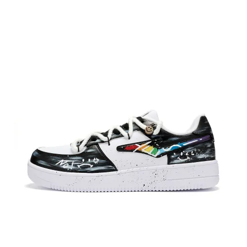 Erke Air Force One Износостойкие Дышащие Низкие Кроссовки для Скейтбординга Женские