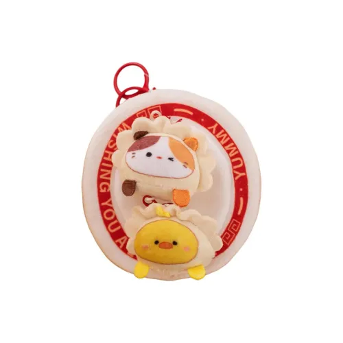 Howard Creative Fun Милый дизайн с питомцами пельмени пластина плюшевая подвеска длина корпуса 13 см