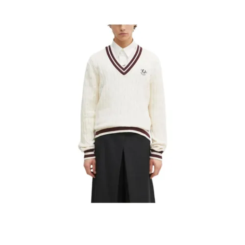FRED PERRY Collaboration Бежевые Мужские Свитера