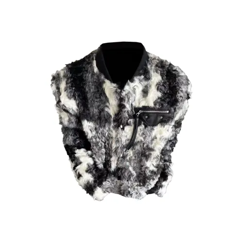 W9H2 Черный Белый [Зимний Термический] Унисекс Пуховики