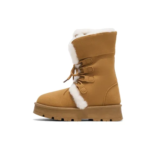 Снежная Белоснежка Амортизация Отскок Устойчивость к истиранию Противоскользящие Анти-KICK Высокий Топ Детский Хлопок Ботинки