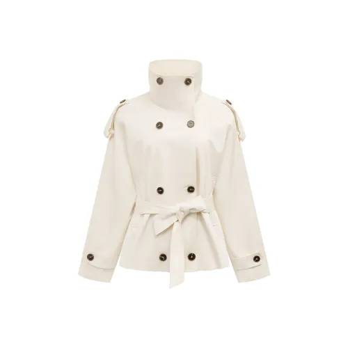 Ariseism Экрю Женское Короткое Пальто