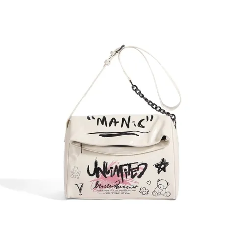 GOBLIN SHARKS 1759 ПУ (полиуретан) Сумка через плечо Женская Белая