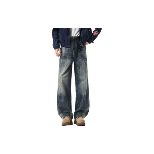 Fingercroxx Blue Unisex Jeans Фингеркрокс Синий Унисекс Джинсы