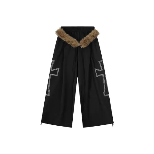 M MAICCO Black Women's Casual Pants M MAICCO Черные Женские Повседневные Брюки