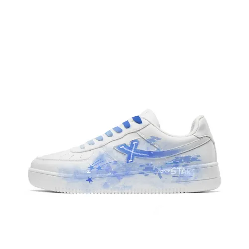 XTEP Air Force One Амортизация устойчивые к истиранию дышащие низкие кеды для скейтбординга унисекс