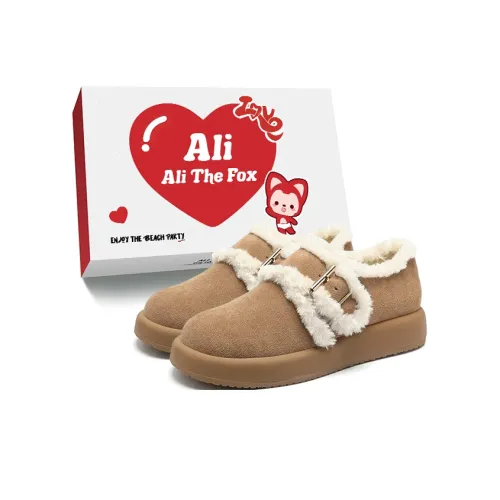 Али Тх Фокс С флисовой подкладкой Термические Минималистский стиль Модные ботинки на щиколотку (размер длины) Женские