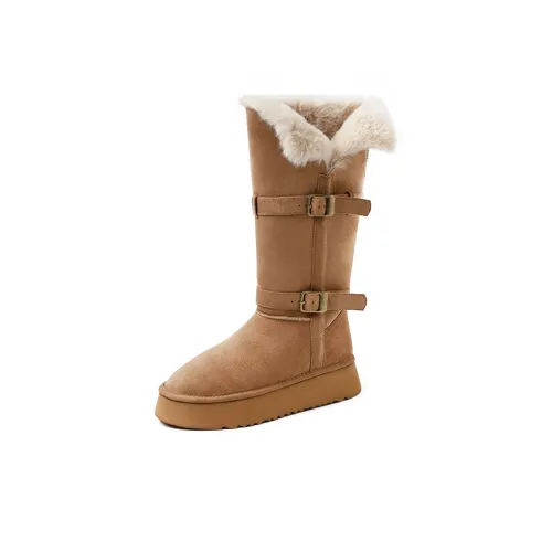 Medd Термический Износостойкий Увеличивающий Высоту Ботинки для Снега Женские