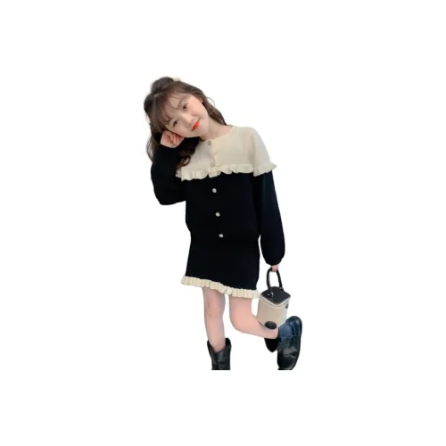 ABDT Черные Платья для девочек