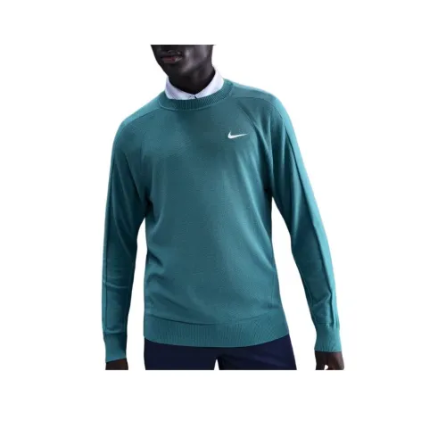 Nike Дымчато-синий Мужской T-рубашки