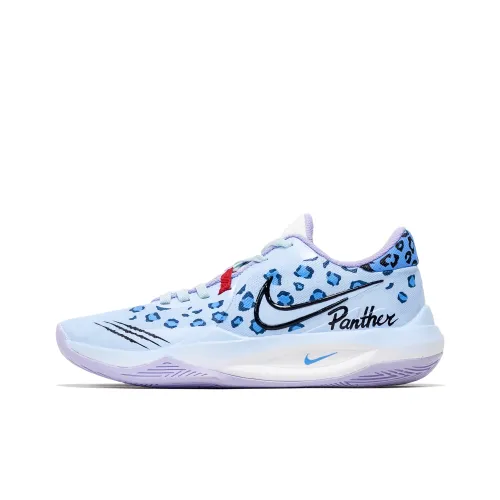 Nike Precision 6 Амортизация Износостойкие Низкие Баскетбольные Кроссовки Мужские Светло-Синие