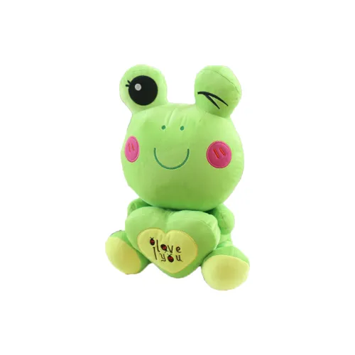 BUDUO Cartoon Cute Маленькие Животные Сердце Лягушка Куклы Плюшевая Кукла 40 см Длина Тела