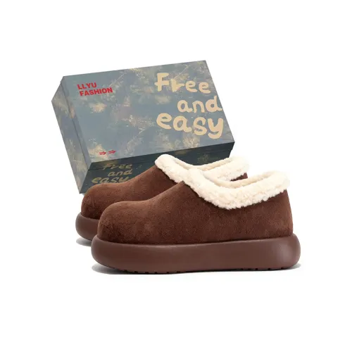 Happy Fish Термическая Аbrasion-Resistant Увеличение Высоты Низкий Топ Утепленная Обувь Женская