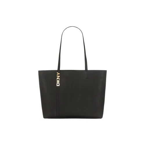 DKNY Кожа Плечевая сумка Стандартная Женская Черная
