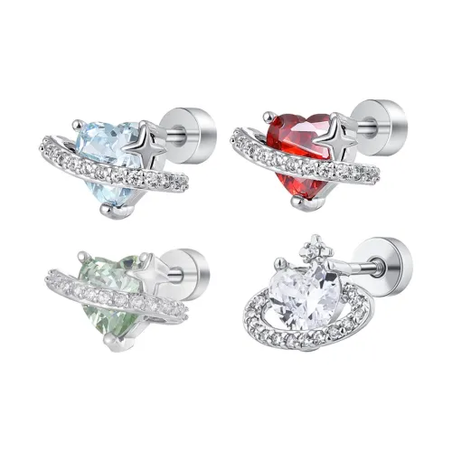 JianKai Титановые Стальные Серьги-гвоздики Женские