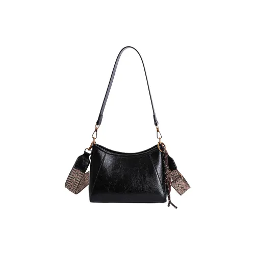 RIVMIND ПУ (полиуретан) Сумка через плечо Стандартная Женская Черная Бордовая Кофейная Коричневая