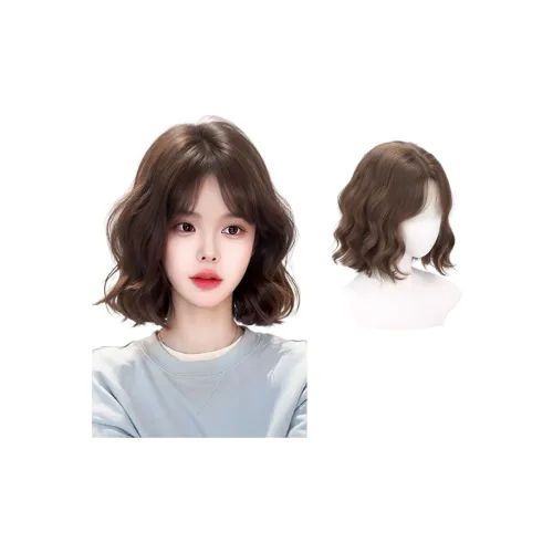 GLUNA Перука для женских полный комплект корейский стиль яичные роллы незаметный и бесшовный искусственные волосы придающие естественный объем