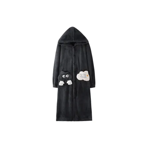 BEIYINA Черный Серый Цвет Мужские Халаты для Ванной