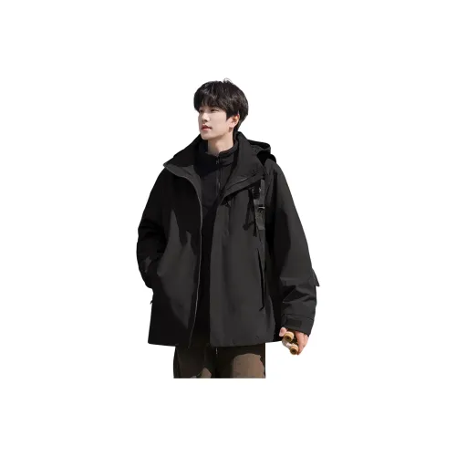 DINGFENGBAOLUO Мягкая оболочка куртка унисекс