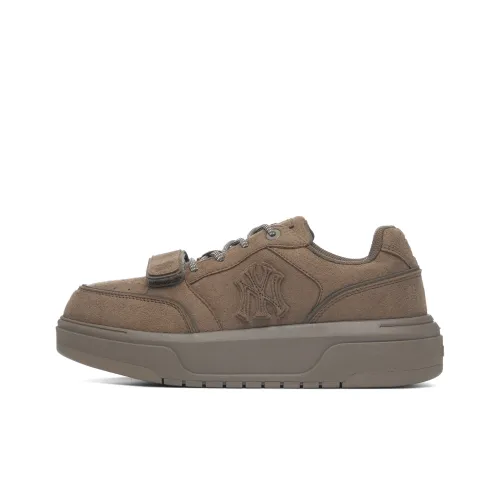 MLB New York Yankees Slip-resistant Abrasion-resistant Low-top Skateboard Shoes Unisex Dark Brown MLB Нью-Йорк Янкис Противоскользящие Устойчивые к истиранию Низкие Кроссовки для скейтбординга Унисекс Темно-коричневый