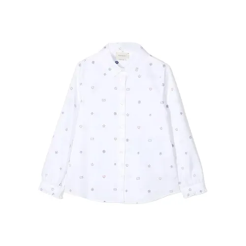 GUCCI Белые Kids Рубашки