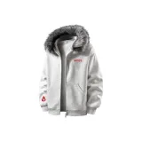 Белый, Фотиния, Серый (Серебряный меховой воротник)