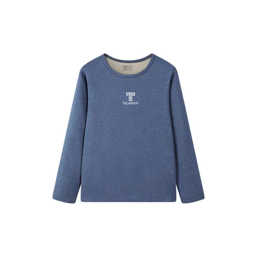 TULANDUO Джинсовый синий Мужской Термокомплекты