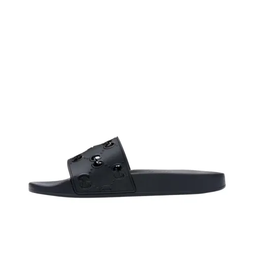 GUCCI GG Slide Тапочки Мужские Черные