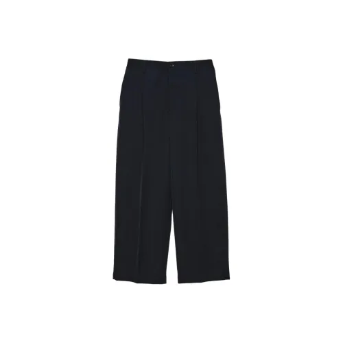 Graphpaper Fw25 Отношение Off Шерсть Широкий Брюки Повседневные брюки Мужской