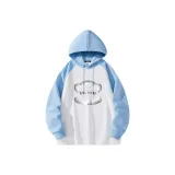 Светло-синий и белый