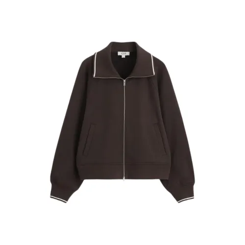 COS Темно-коричневые женские куртки