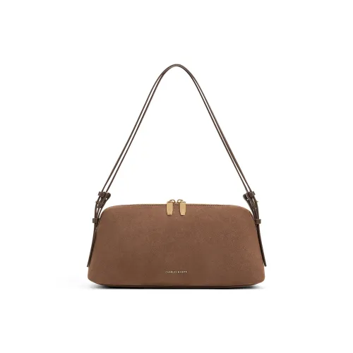 CHARLES KEITH Синтетическая кожа Подмышечный Сумка на плечо Средний Женские Мокко Коричневый Мокко