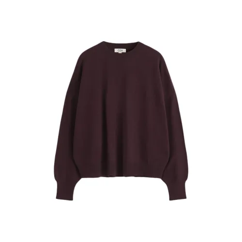 COS Бургунди Женский Трикотаж