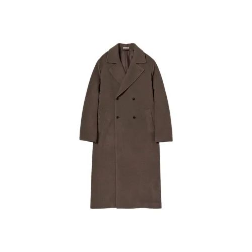 Auralee Fw25 Сверхтонкий Шерсть MOSSER CHESTERFIELD Пальто Женское