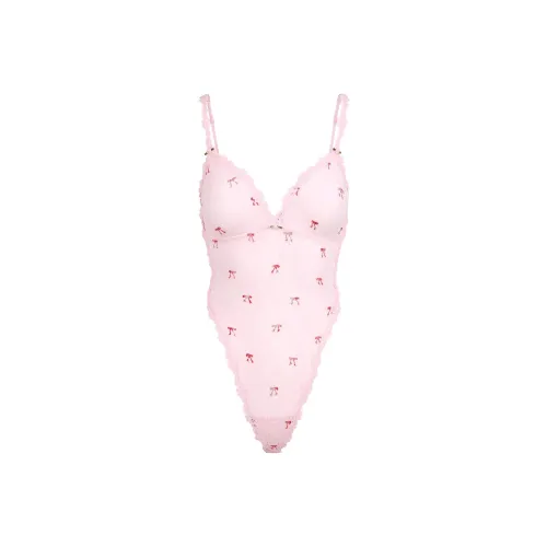 SKIMS Праздника Fw25 Эластичный Кружево TEDDY Комбинезон Женские