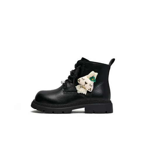 PSY Устойчивый к истиранию MID Топ Кожаные ботинки для детей