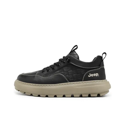 Jeep Амортизация Устойчивость к истиранию Дышащий Противоскользящий Низкий Топ Повседневная обувь Мужская