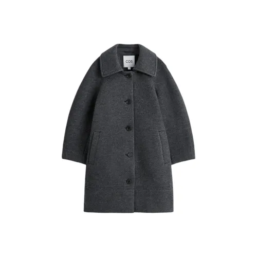COS Темно-серый Женский Пальто