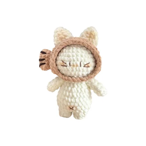 CHUNTUSHU Запеченная Рыбка Котенок Вязаные ткани DIY Материал Сумка для домашнего пряжа Моделирование Ручная работа