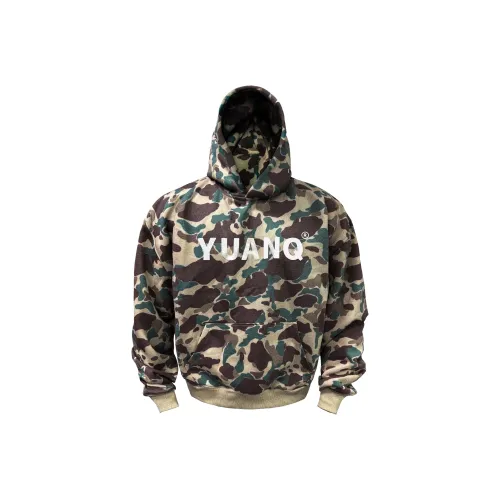 YUANQ Камуфляж Унисекс Свитшоты