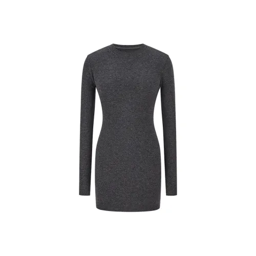 ЮЙЧЖАОЛИНЬ Длинное платье с длинными рукавами женское