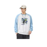 Светло-синий и белый