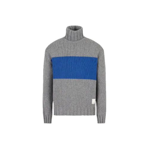 EMPORIO ARMANI Серые Мужские Свитера