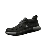 Чёрный, без подкладки, обувь