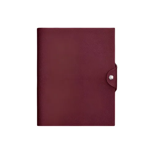 HERMES Ulysse Коровья кожа Togo Защитный чехол Средний размер Унисекс 55 Руж H HERMES Красный