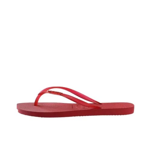 Havaianas Резиновая подошва устойчивая к истиранию шлепанцы женские красный