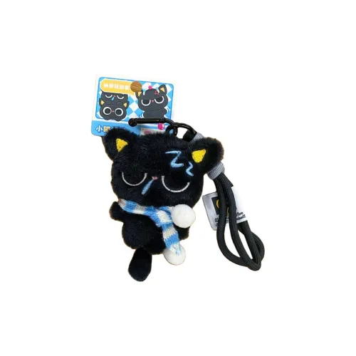 TLXT Милый Черный Кот Кукла Плюшевая Подвеска 12 см Длина Тела