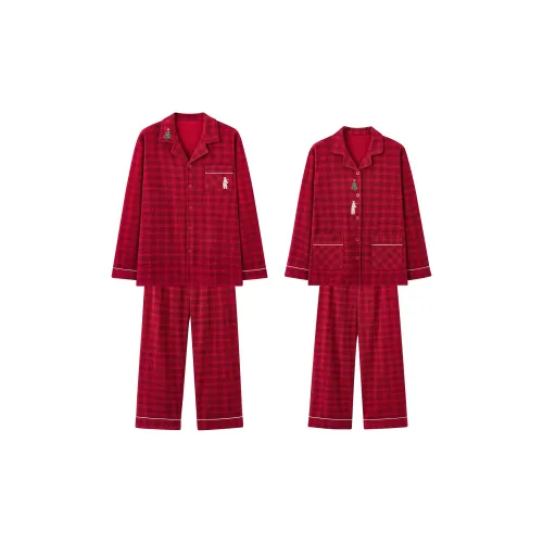 Gongdie Длинный рукав Мужской + Женский Моделирование Унисекс Пижамные комплекты