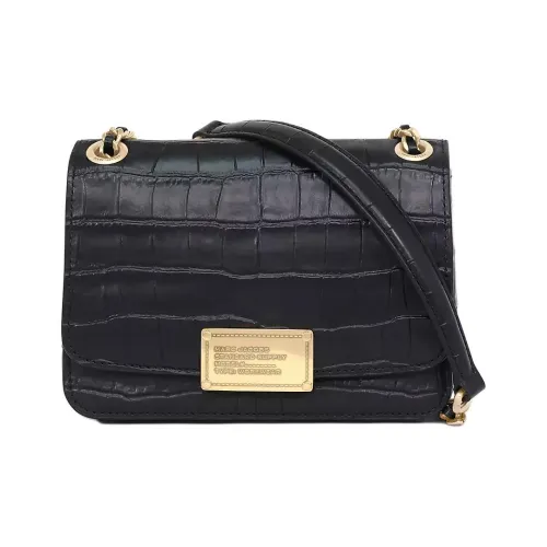 MARC JACOBS Кожа Плечевая Сумка Маленькая Женская Черная